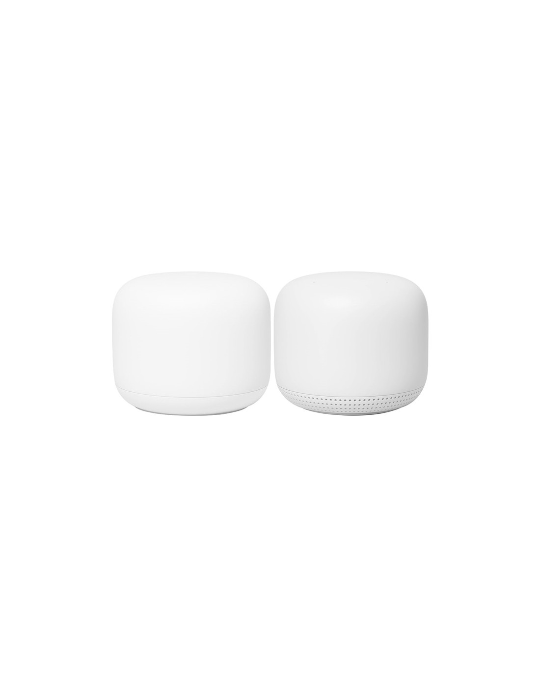 Google Nest Wifi Router and Point 2-pack router inalámbrico Gigabit Ethernet Doble banda (2,4 GHz / 5 GHz) Blanco