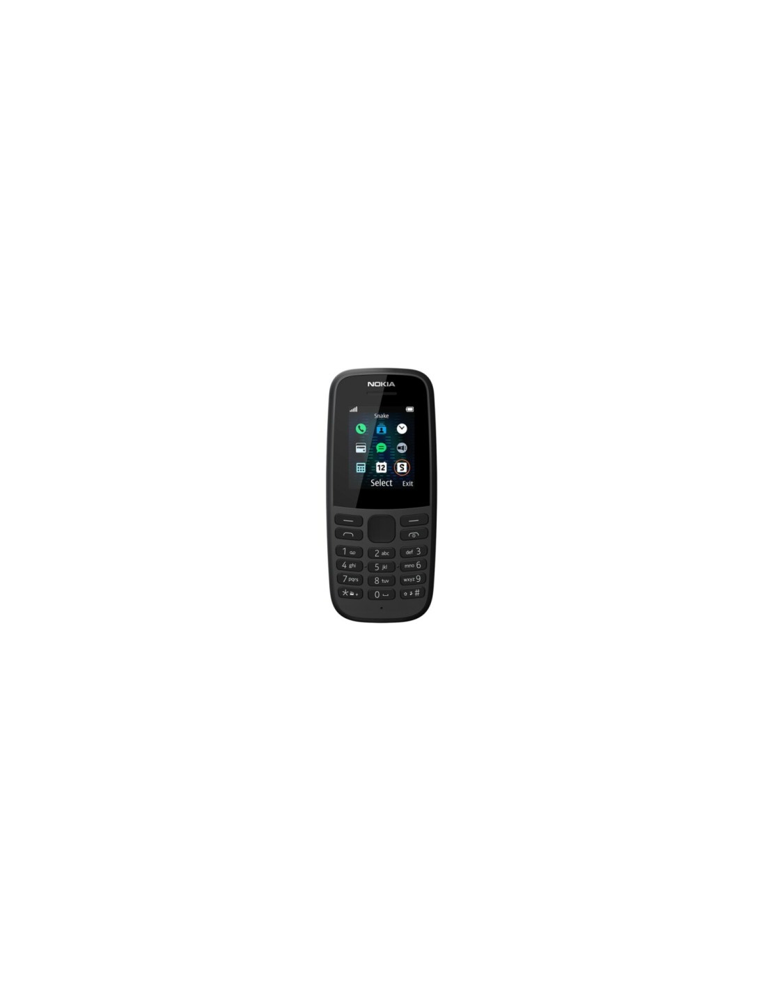 Nokia 105 (2019) 4,5 cm (1.77") 73,2 g Negro Característica del teléfono