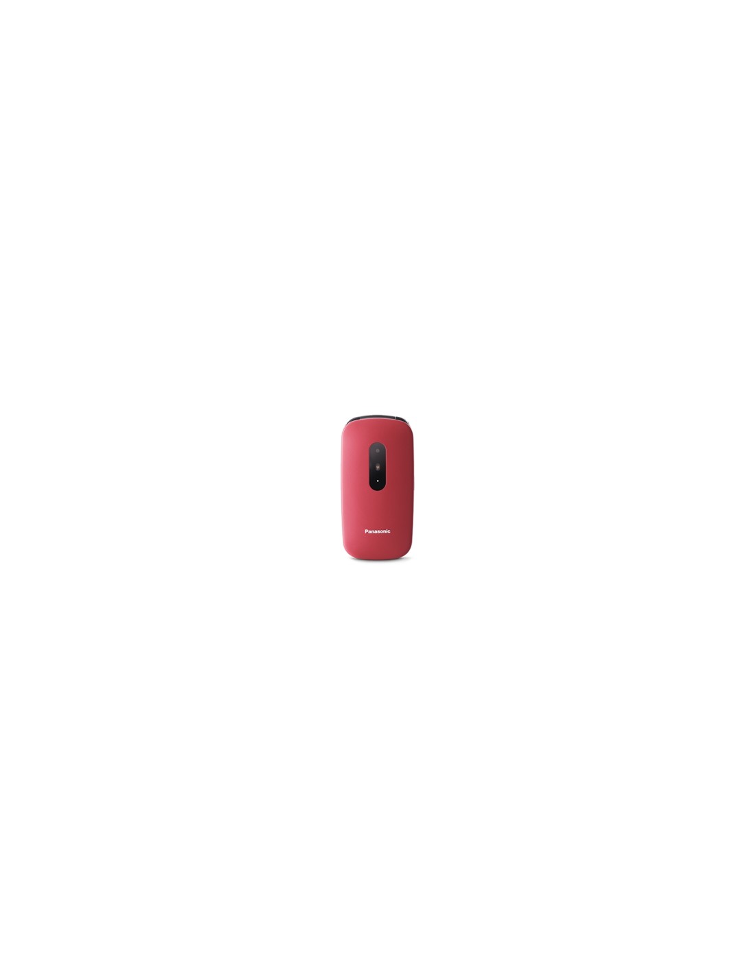 Panasonic KX-TU446EXR 6,1 cm (2.4") 110 g Rojo Teléfono para personas mayores
