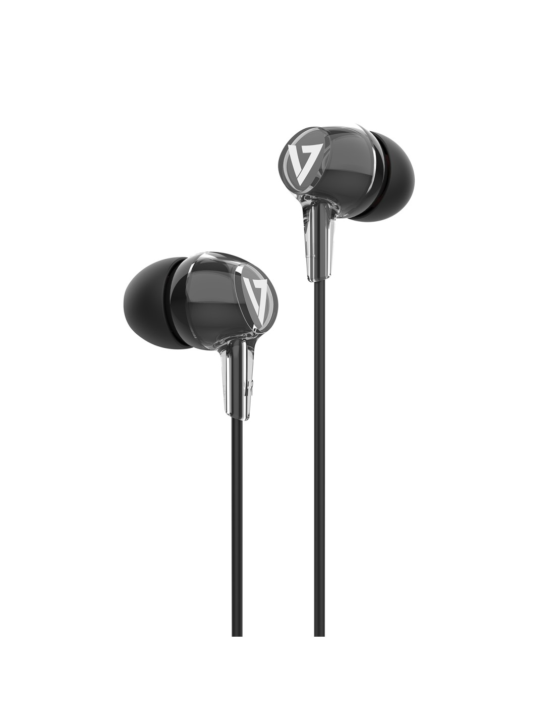 V7 HA220 auricular y casco Auriculares Alámbrico Dentro de oÍ­do Llamadas/Música/Deporte/Uso diario Negro