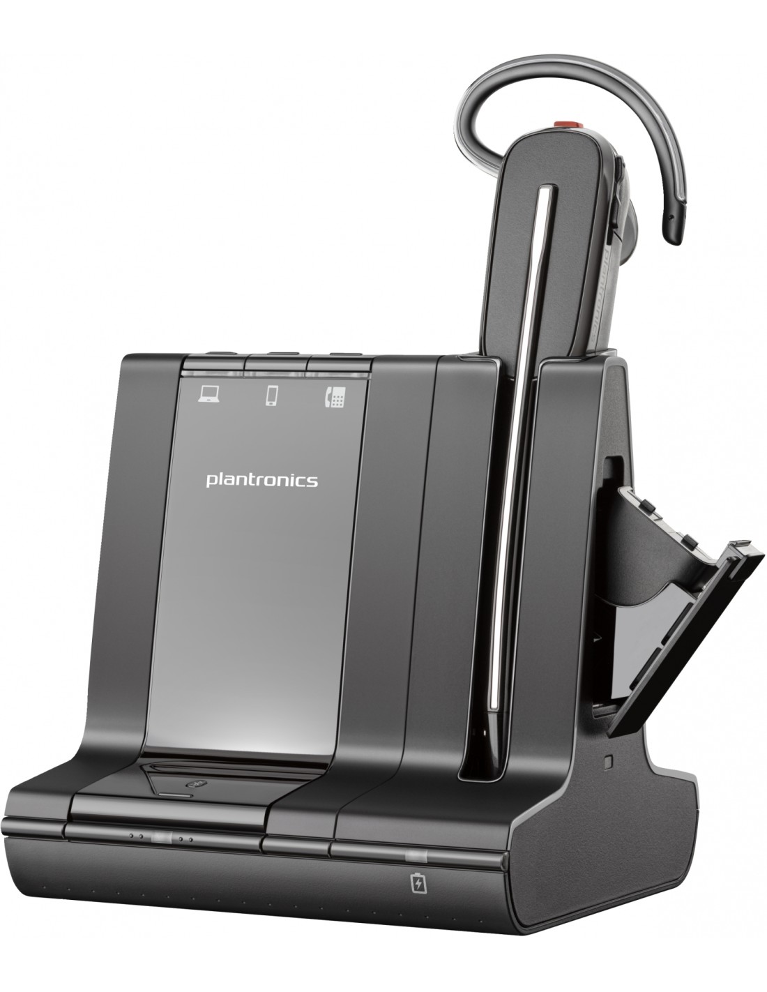 POLY Savi 8245 Auriculares Inalámbrico gancho de oreja, Dentro de oÍ­do Oficina/Centro de llamadas Bluetooth Negro