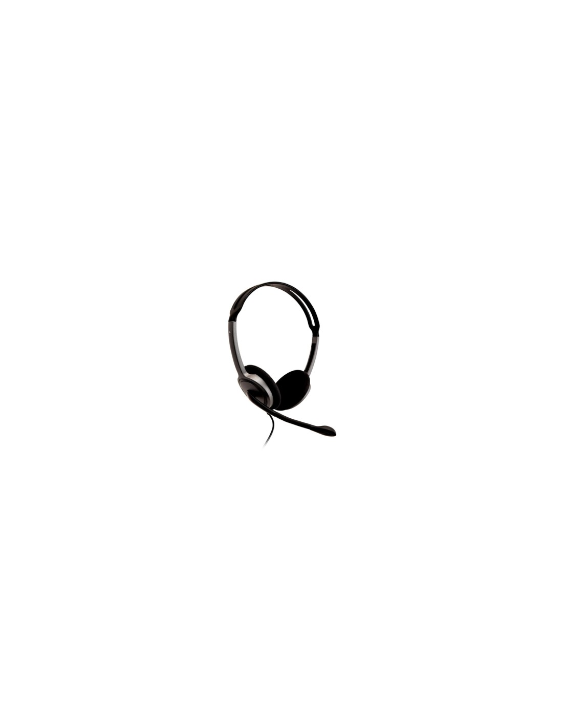 V7 HA212-2EP auricular y casco Auriculares Alámbrico Diadema Llamadas/Música Negro, Plata