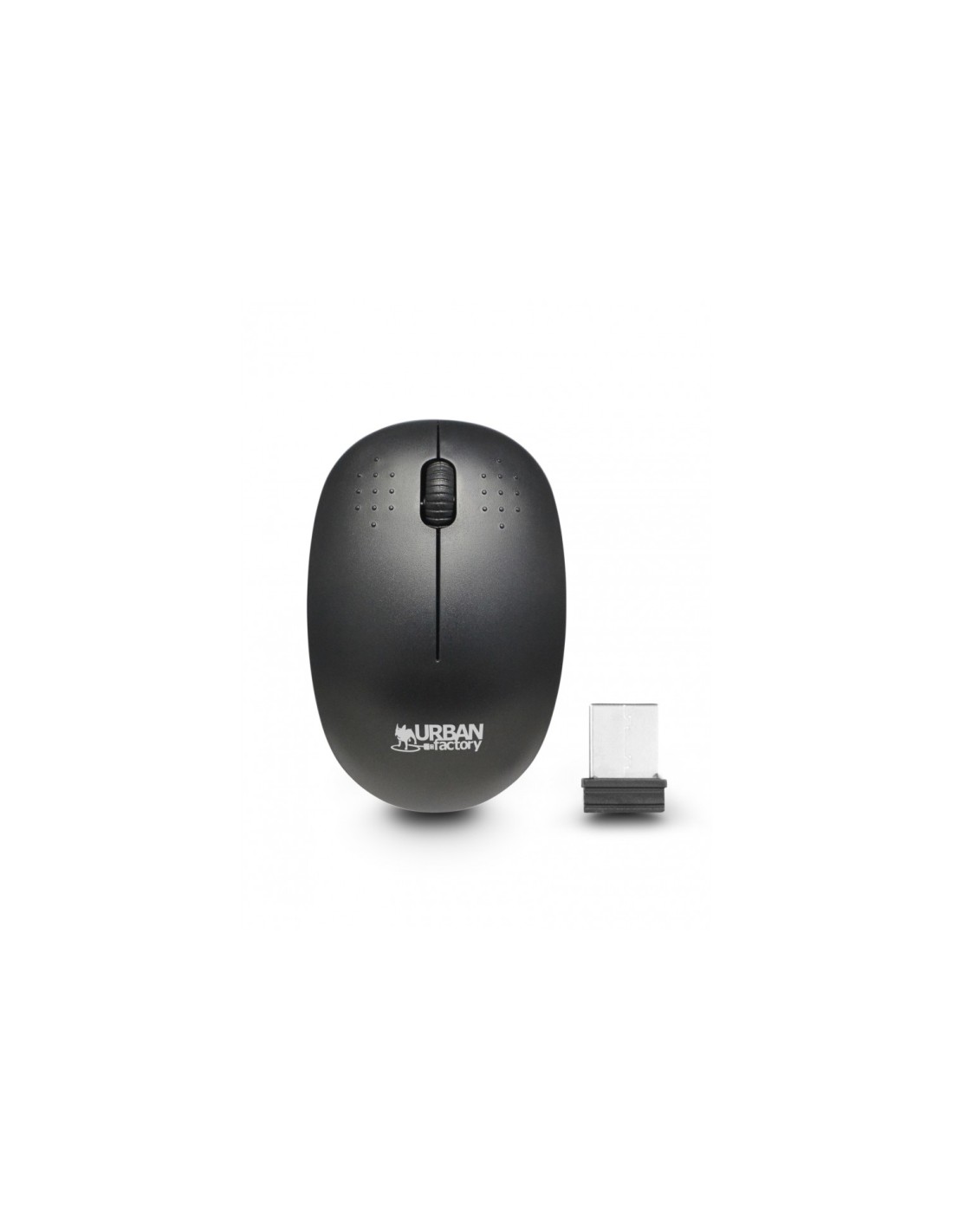 Urban Factory Free ratón Ambidextro RF inalámbrico Óptico 1000 DPI