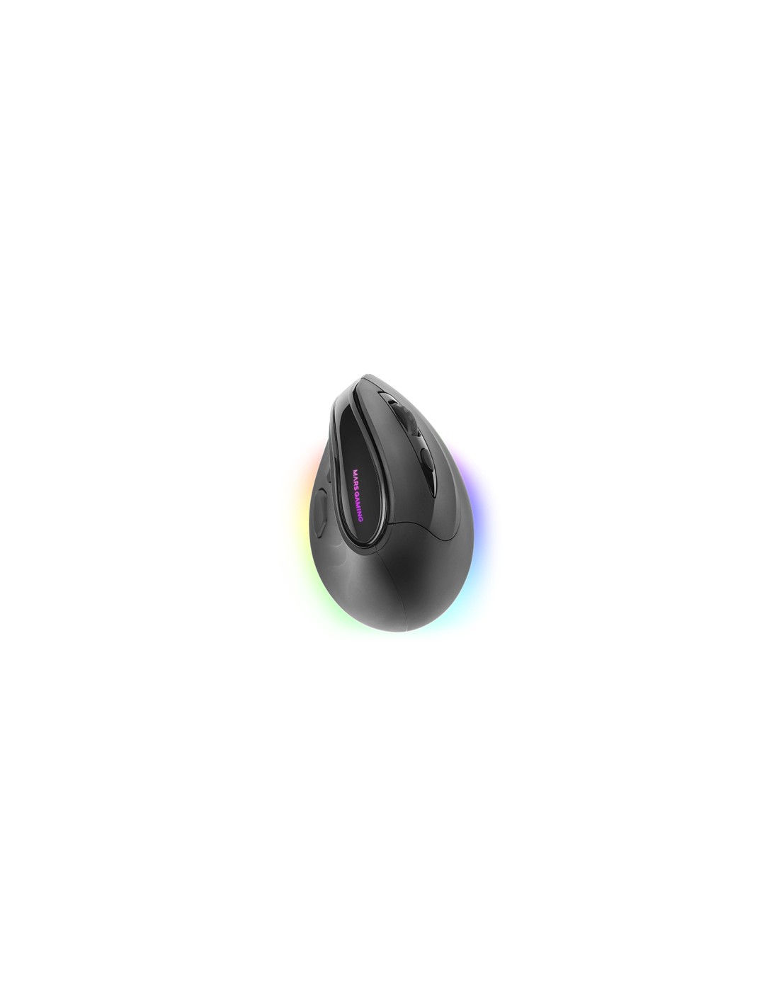 Mars Gaming MM-SK, Ratón Gaming Inalámbrico Vertical, Diseño Ergonómico, Iluminación RGB Chroma, Sensor Óptico Pixart 8400DPI, S