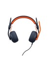 Logitech Zone Learn Auriculares Alámbrico Diadema Educación Azul, Naranja