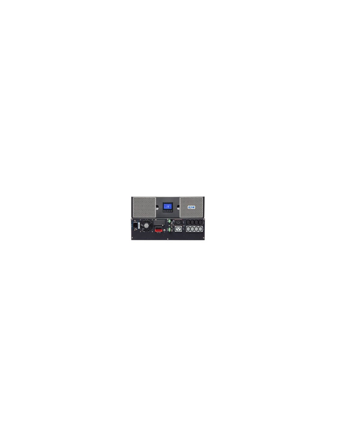 EATON sistema de alimentación ininterrumpida (UPS) Doble conversión (en lÍ­nea) 2200 VA, 2200 W, 10 salidas AC (3U) Negro
