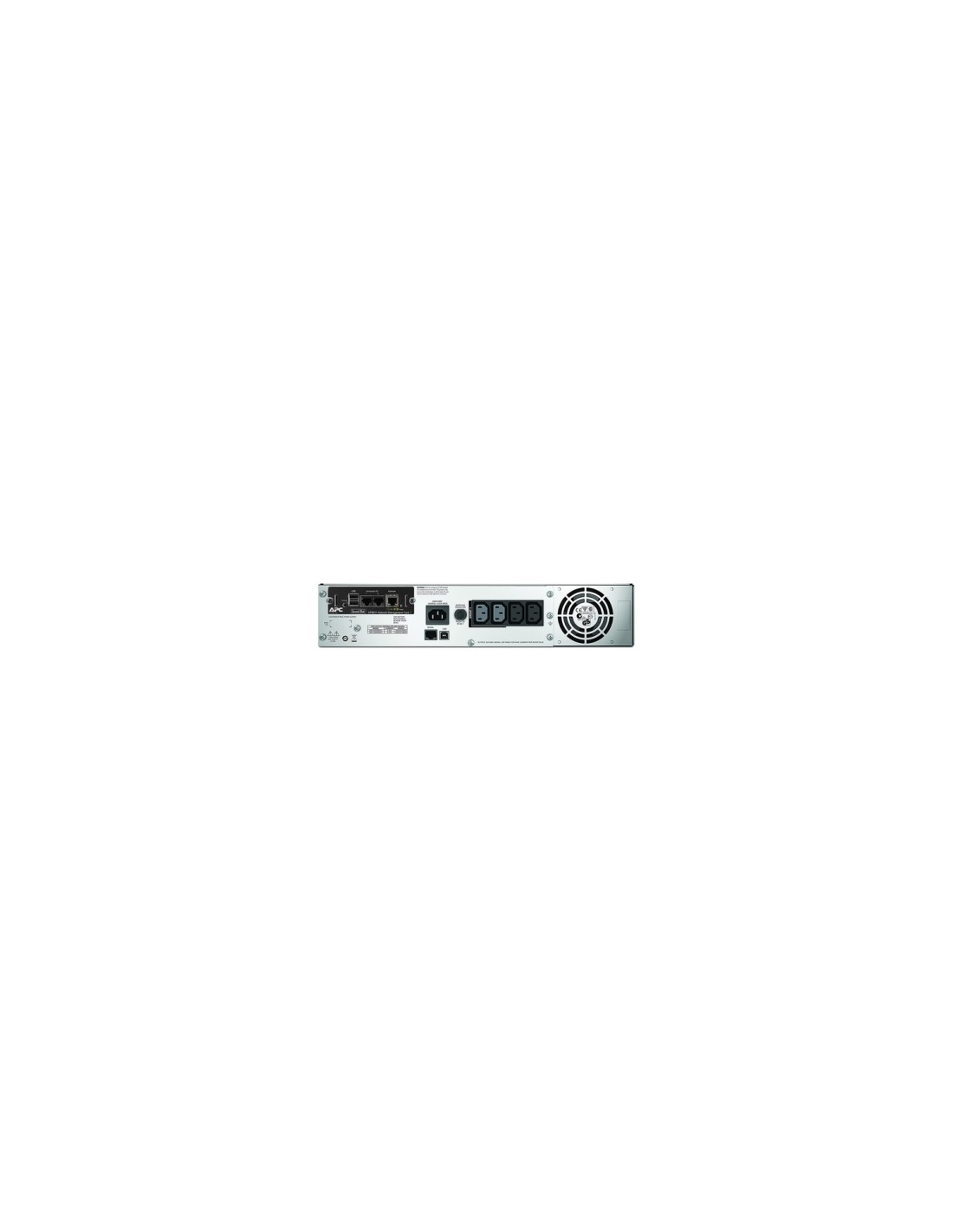 APC Smart-UPS LÍ­nea interactiva 1500VA, 1000 W, 4 salidas AC 2U Negro