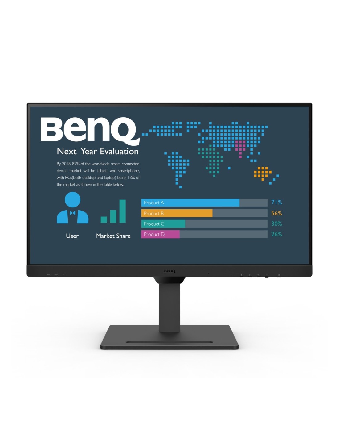 BenQ BL2790QT pantalla para PC 68,6 cm (27") 2560 x 1440 Pixeles Quad HD LED Negro