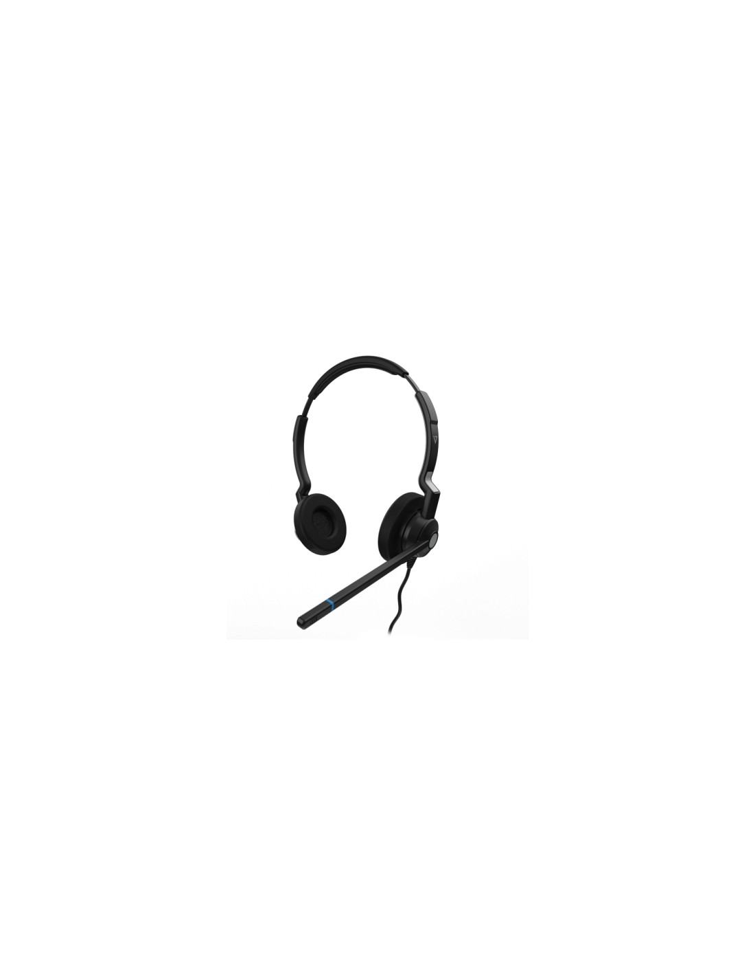 V7 Auriculares con cable para centro de llamadas binuaral QD