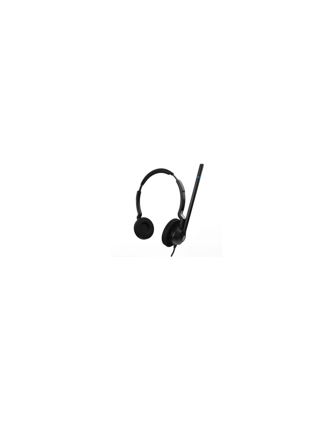 V7 Auriculares con cable para centro de llamadas binuaral QD