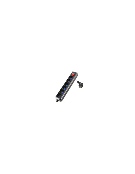 Ewent EW3924 base múltiple 1,5 m 6 salidas AC Negro