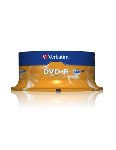 DVD-R VERBATIM 25 UNIDADES 4,7GB 16X 43522
