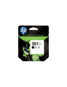 HP Cartucho de tinta original 301XL de alta capacidad negro