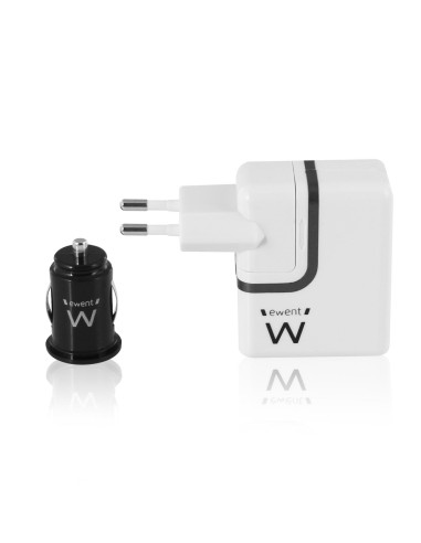 Ewent EW1206 cargador de dispositivo móvil Teléfono móvil, MP3,
