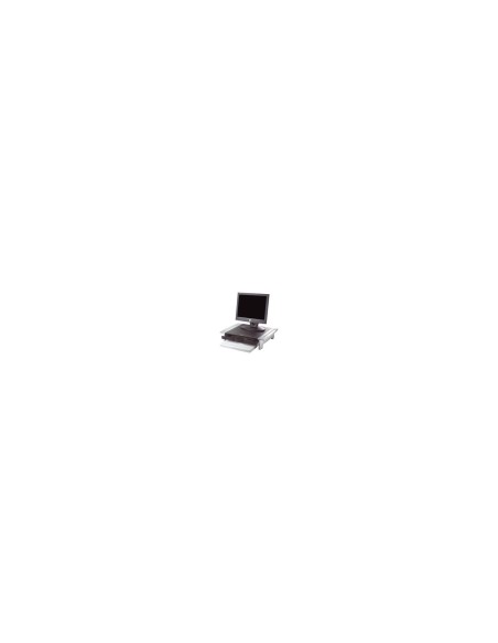 Fellowes Office Suites 71,1 cm (28") Escritorio Negro, Plata