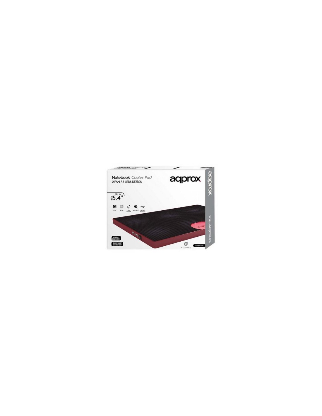 SOPORTE PORTATIL APPROX 15.4p ROJA-NEGRA APPNBC05R