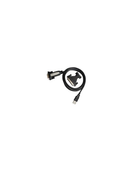 Nanocable CONVERTIDOR USB A SERIE, TIPO A/M-RS232 DB9/M DB25/M, 1,8 M