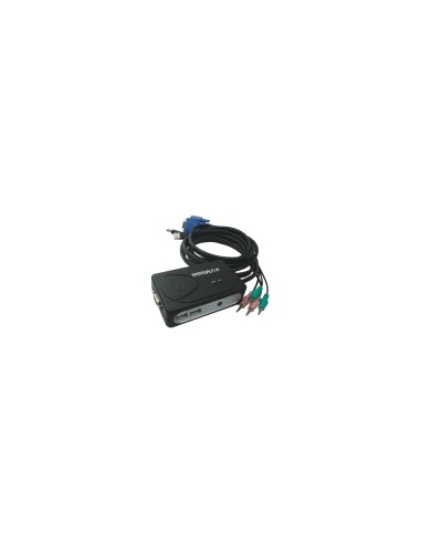 Nanocable KVM SWITCH VGA USB 1U-2PC+CABLE