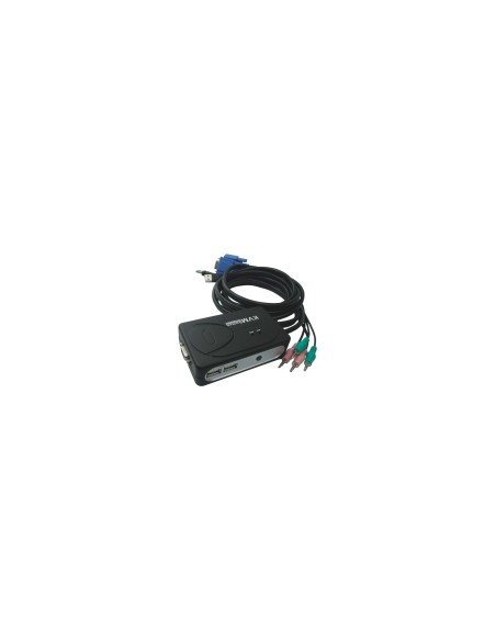 Nanocable KVM SWITCH VGA USB 1U-2PC+CABLE