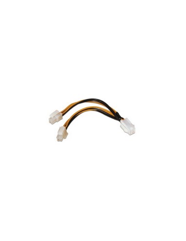 Nanocable CABLE ALIM. 4PIN/H-4+4PIN/M 15CM