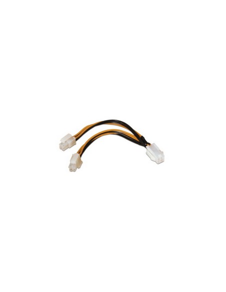 Nanocable CABLE ALIM. 4PIN/H-4+4PIN/M 15CM