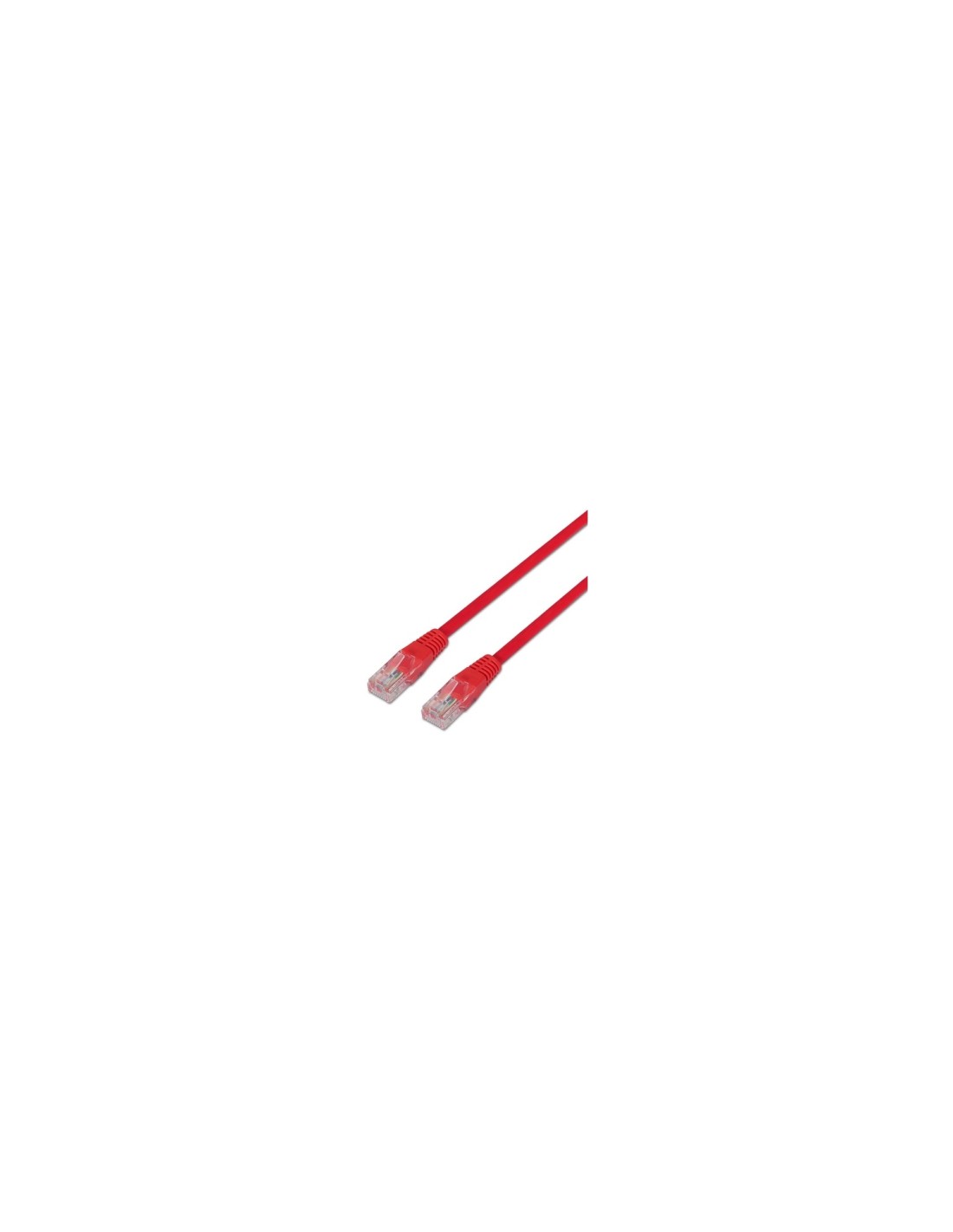 LATIGUILLO RJ45 UTP CAT-5E 1M NANOCABLE ROJO 10.20.0101-R