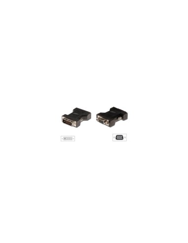 Ewent EC1250 cambiador de género para cable DVI-I 24+5 VGA Negro