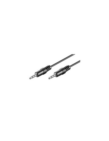 Ewent EC1606 cable de audio 2 m 3,5mm Negro