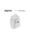 MOCHILA PORTATIL APPROX 15.6p BLANCO-GRIS APPNBST15WG