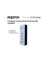CARGADOR APPROX 4 PUERTOS USB APPUSB4PW