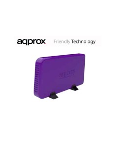 CAJA 3.5 APPROX SATA USB 2.0 PURPURA APPHDD07P 2