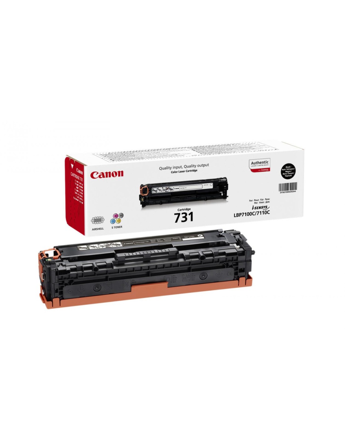 TONER CANON 731BK NEGRO 6272B002