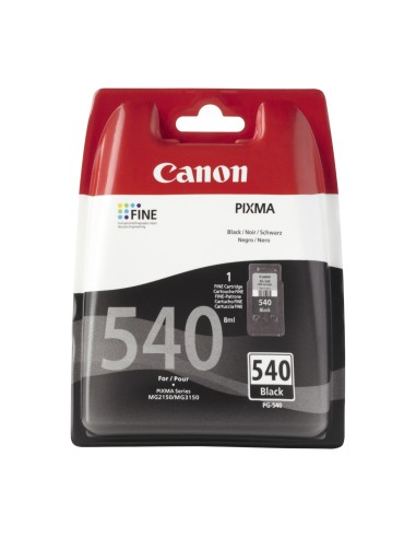 Canon PG-540 cartucho de tinta 1 pieza(s) Original Rendimiento