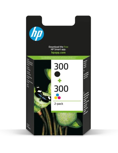 HP Pack de ahorro de 2 cartuchos de tinta original 300 negro/Tri-color