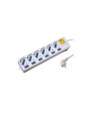REGLETA EWENT EW3932 6 TOMAS SCHUKO CON LIMITADOR DE TENSIÍ?N