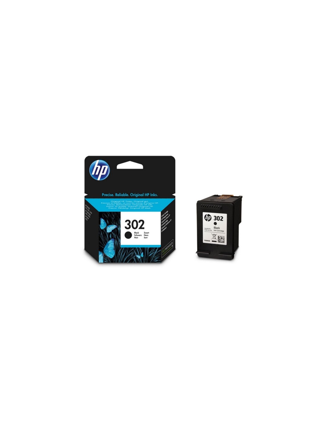 HP 302 Cartucho Tinta Original Negro