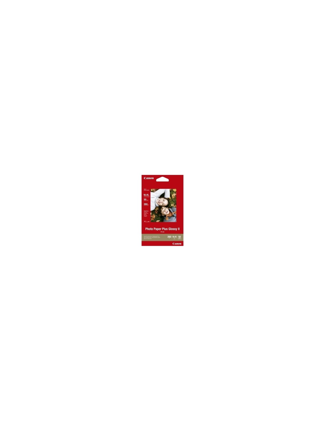 PAPEL CANON FOTOGRAFICO PLUS GLOSSY II 10x15 50h 260g/m2 2311B003