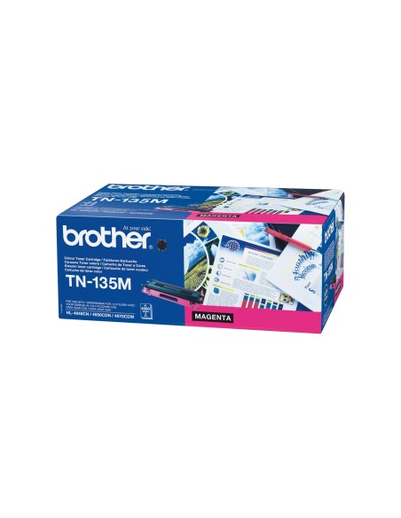 Brother TN-135M cartucho de tóner 1 pieza(s) Original Magenta
