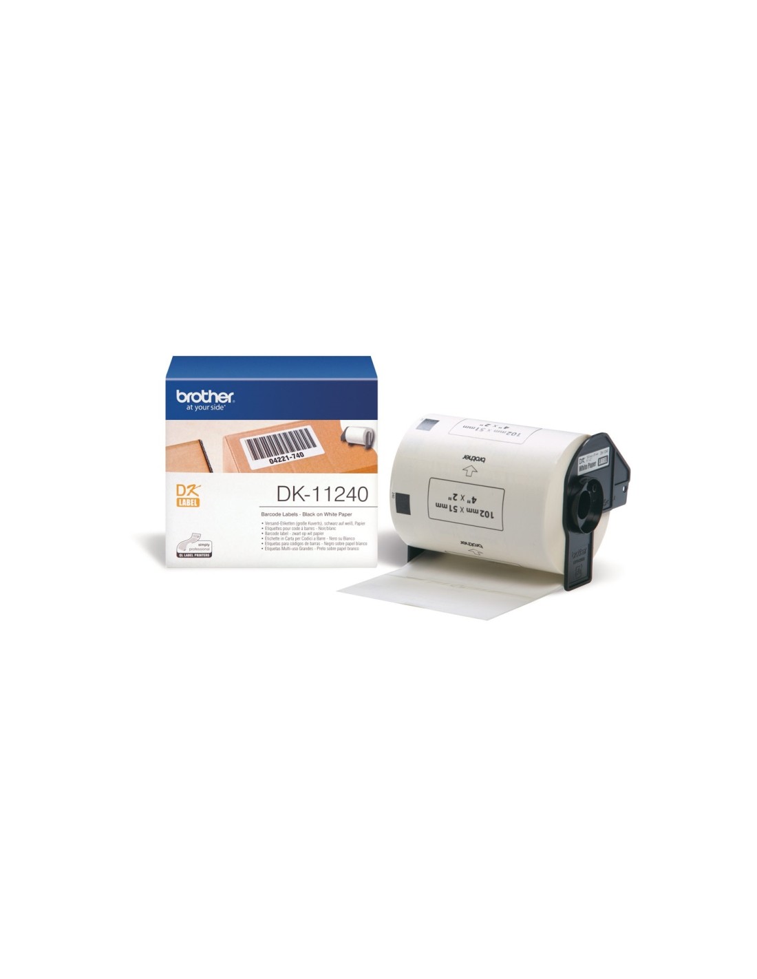 ETIQUETAS BROTHER DK11240 CODIGO BARRAS 102x51mm 600UD