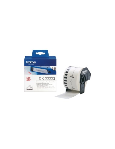 Brother DK-22223 etiqueta de impresora Blanco