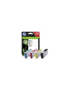 HP Pack de ahorro de 4 cartuchos de tinta original 364