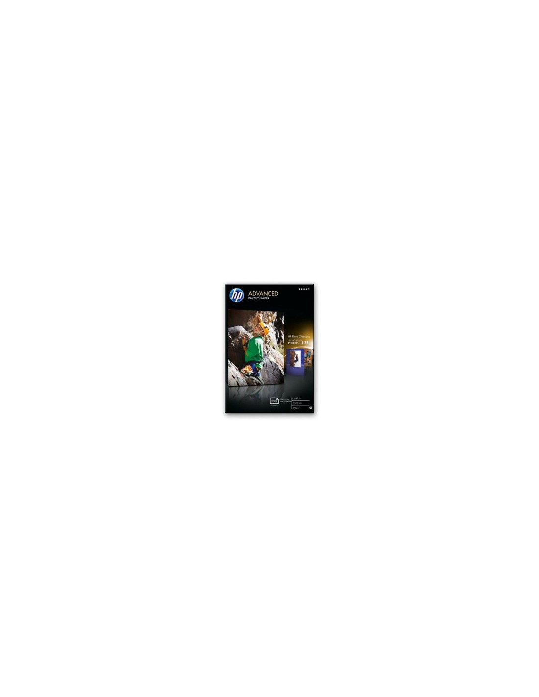PAPEL HP FOTOGRAFICO Q8692A SATINADO AVANZADO 250G/M2 10 x 15 100 HOJAS