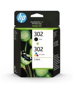 HP Paquete de ahorro de 2 cartuchos de tinta original 302
