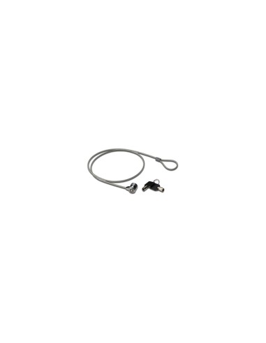 Ewent EW1242 cable antirrobo Negro, Acero inoxidable 1,5 m