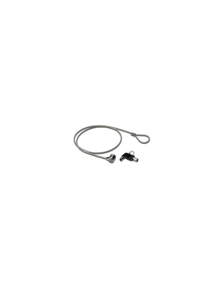 Ewent EW1242 cable antirrobo Negro, Acero inoxidable 1,5 m