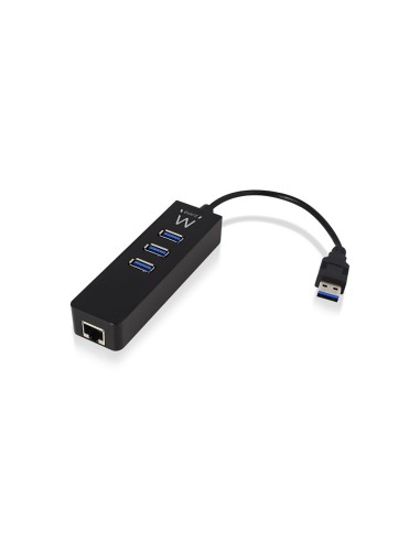 Ewent EW1140 base para portátil y replicador de puertos USB 3.2 Gen 1