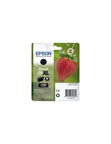 Epson Strawberry Singlepack Black 29XL Claria Home Ink