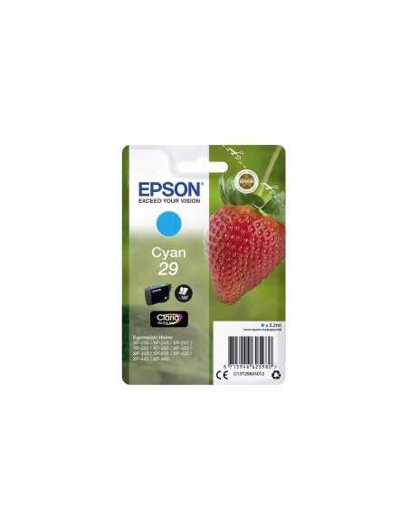 Epson Strawberry Singlepack Cyan 29 Claria Home Ink