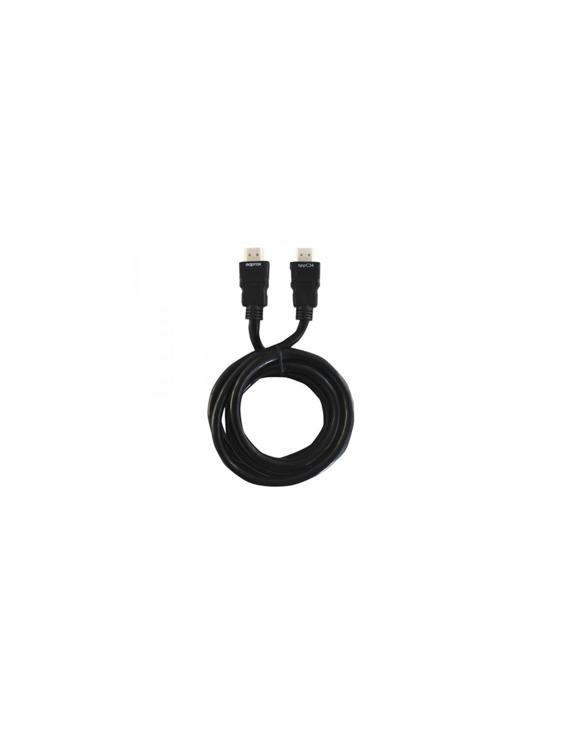 CABLE HDMI M A HDMI M 1.8 MT APPROX UP TO 4K APPC34