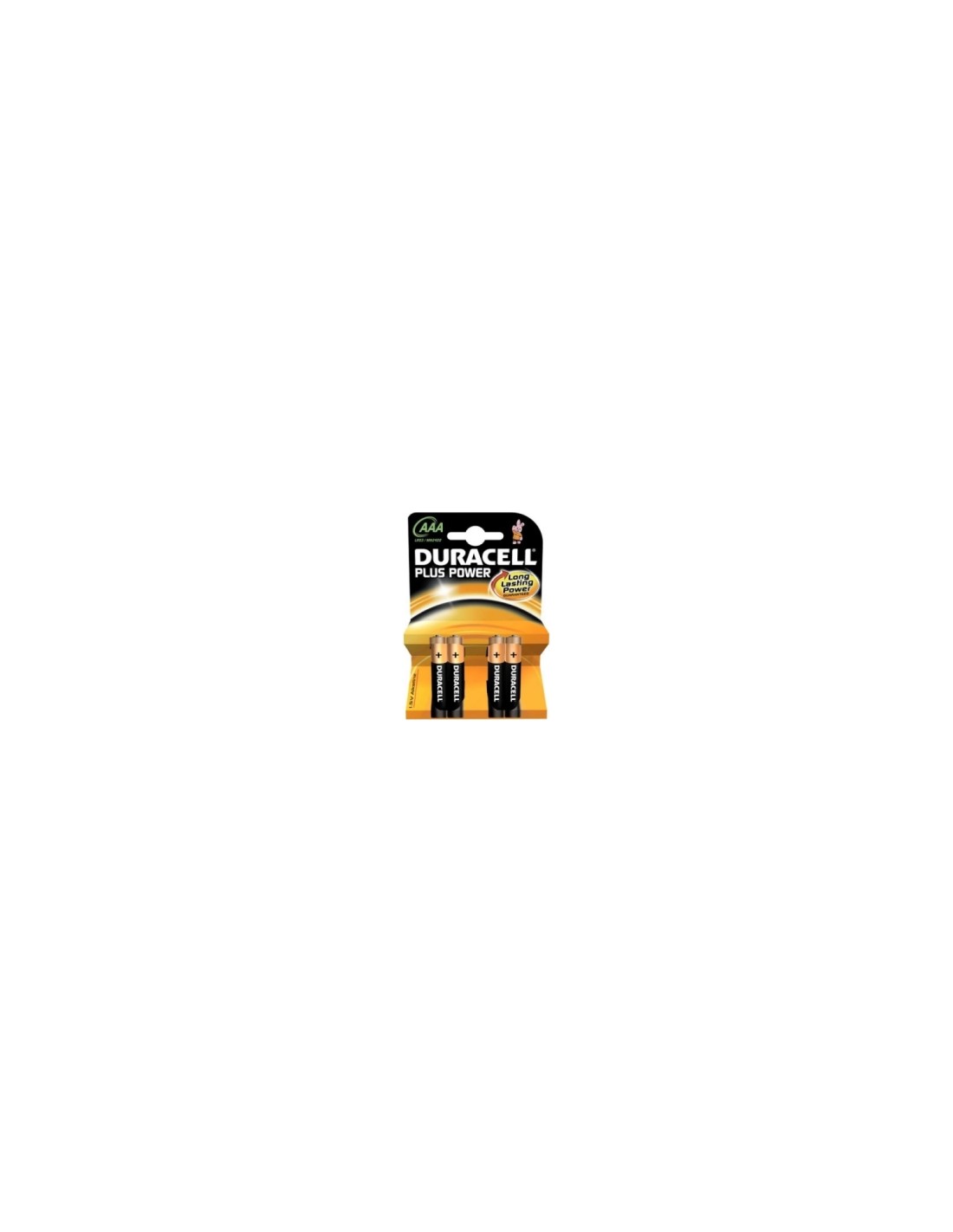 PILAS DURACELL ALCALINAS AAA LR3 PLUS POWER PACK 4 DURLR3P4B
